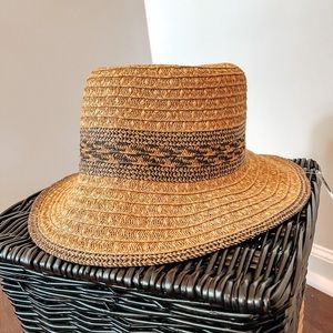 New With Tags Apt9 Packable Natural Straw Hat